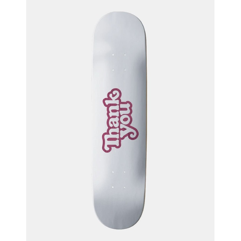 Thank You Exposed Wood Logo Skateboard Deck – 8.5″