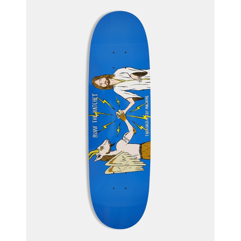 Toy Machine x Thrasher Bury The Hatchet Egg Skateboard Deck – 8.88″