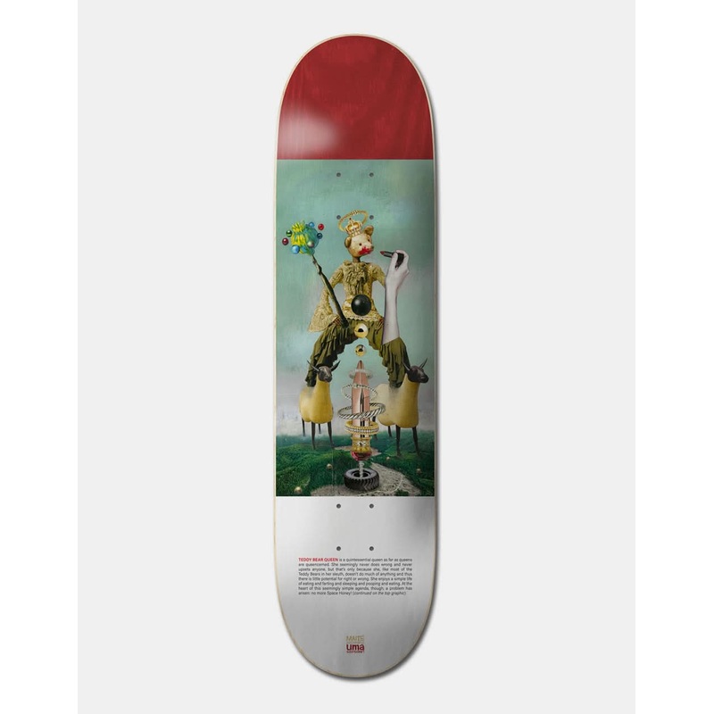 UMAVERSE Mait Teddy Bear Queen Skateboard Deck – 8.25″