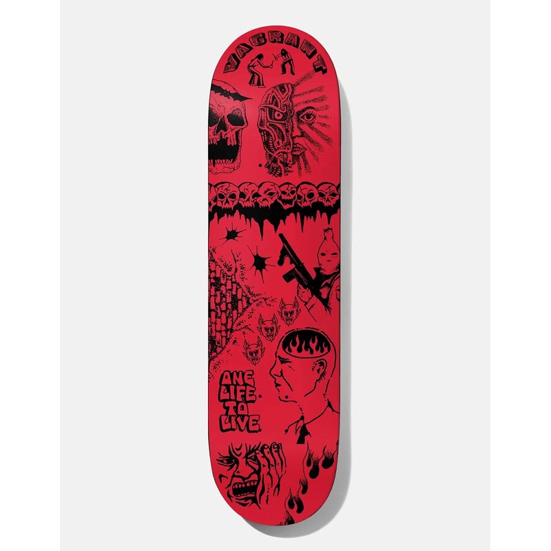 Baker Casper Black Book Skateboard Deck – 8.5″