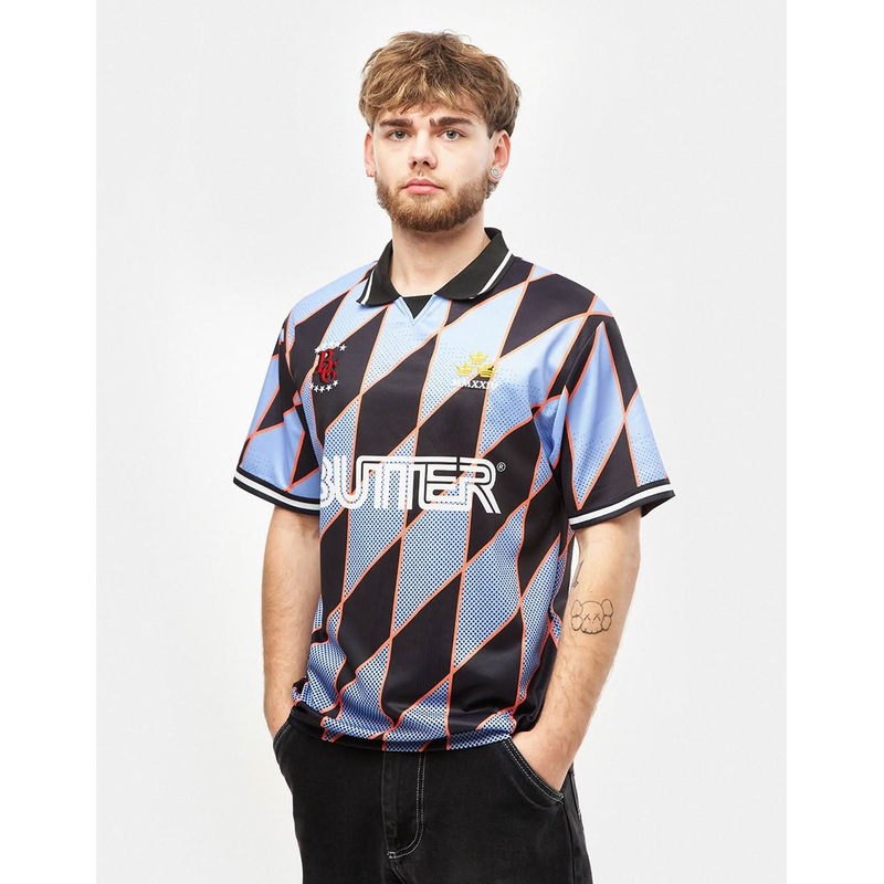 Butter Goods Football Jersey – Blue/Black