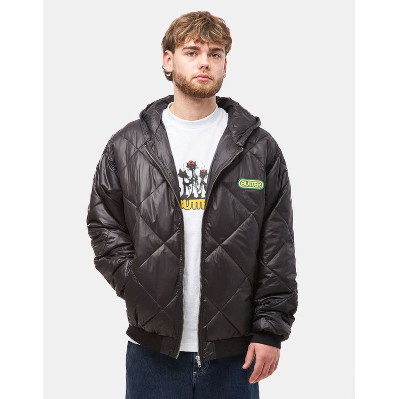 Butter Goods Hooded Work Jacket – Black