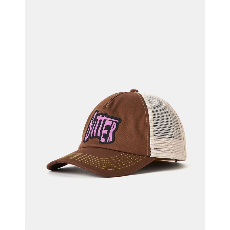 Butter Goods Sketch Trucker Cap – Walnut