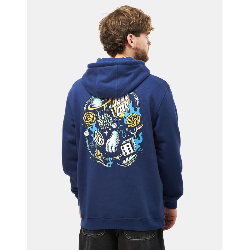 Santa Cruz Lucky Day Pullover Hoodie – Deep Cobalt