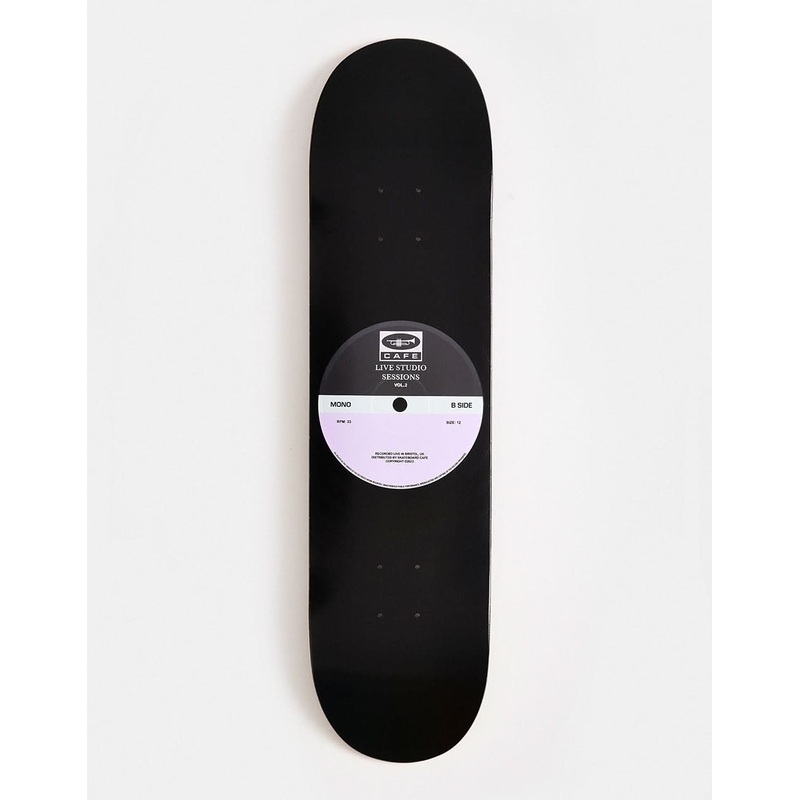 Skateboard Cafe “45” 2021 Retro Edition Skateboard Deck – Black/Lavender