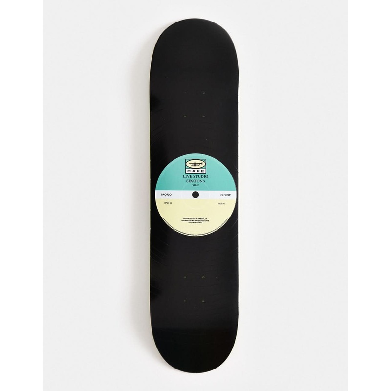 Skateboard Cafe “45” 2021 Retro Edition Skateboard Deck – Teal/Cream