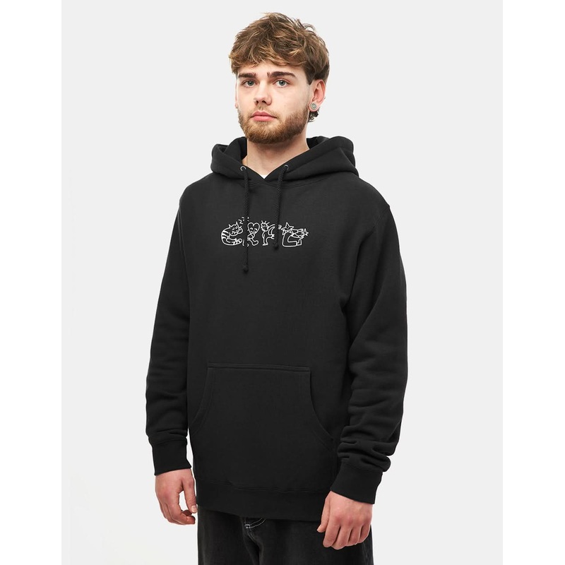 Skateboard Cafe Buddy Pullover Hoodie – Black