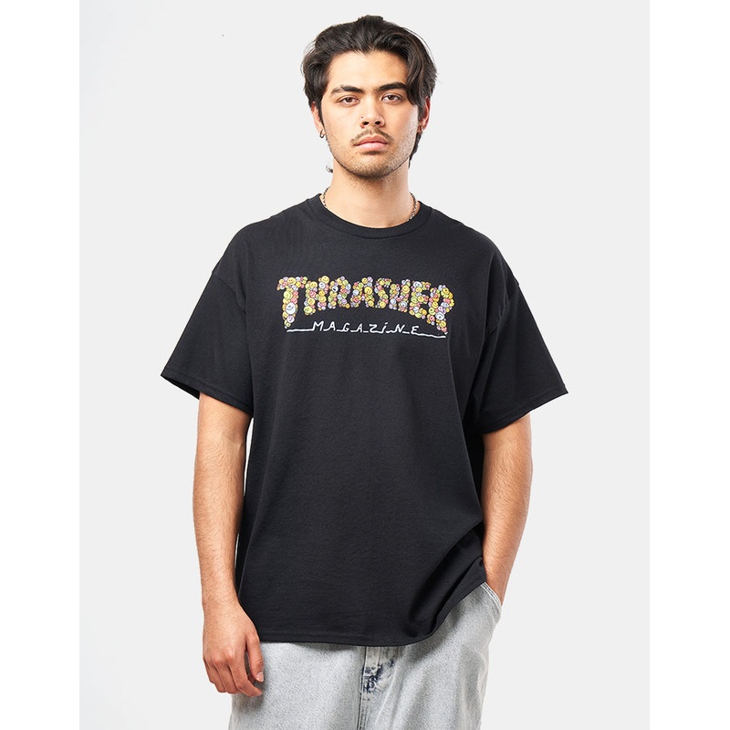Thrasher Smile T-Shirt – Black