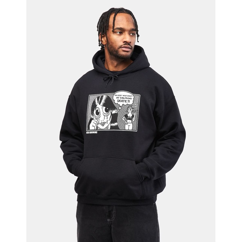 Thrasher x Toy Machine Girlfriend Pullover Hoodie – Black