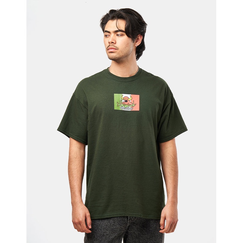 Thrasher x Toy Machine Hecho T-Shirt – Forest Green