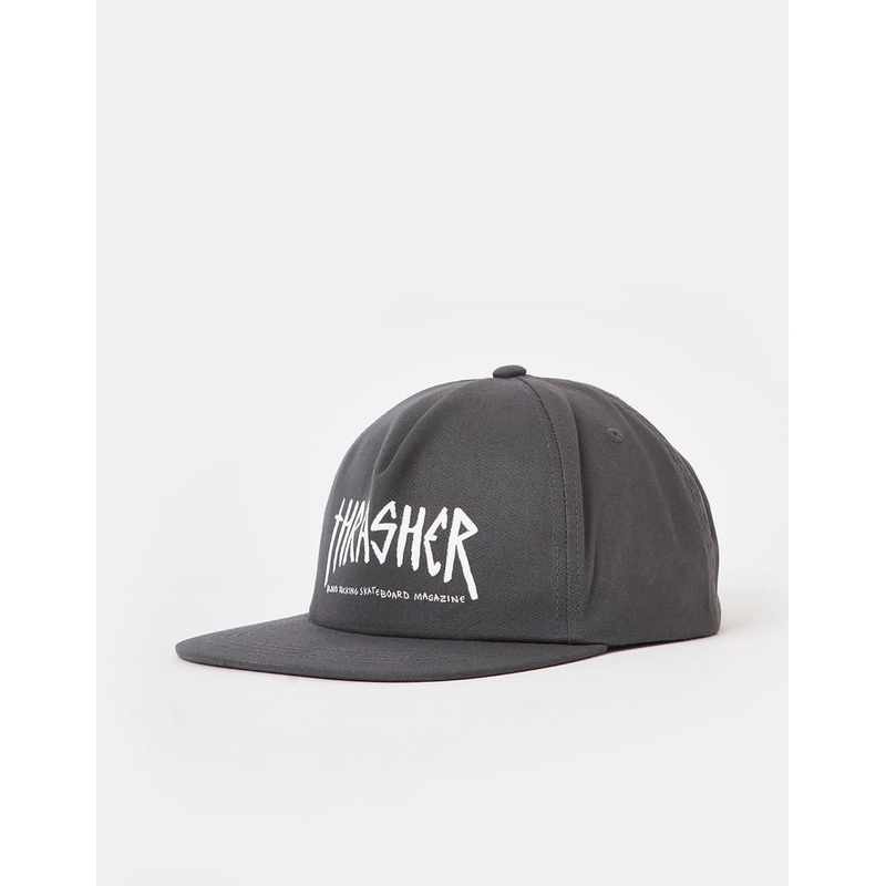 Thrasher x Toy Machine Scratch Snapback Cap – Charcoal