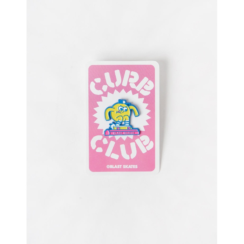 Blast Skates Curb Club Enamel Pin  – Multi