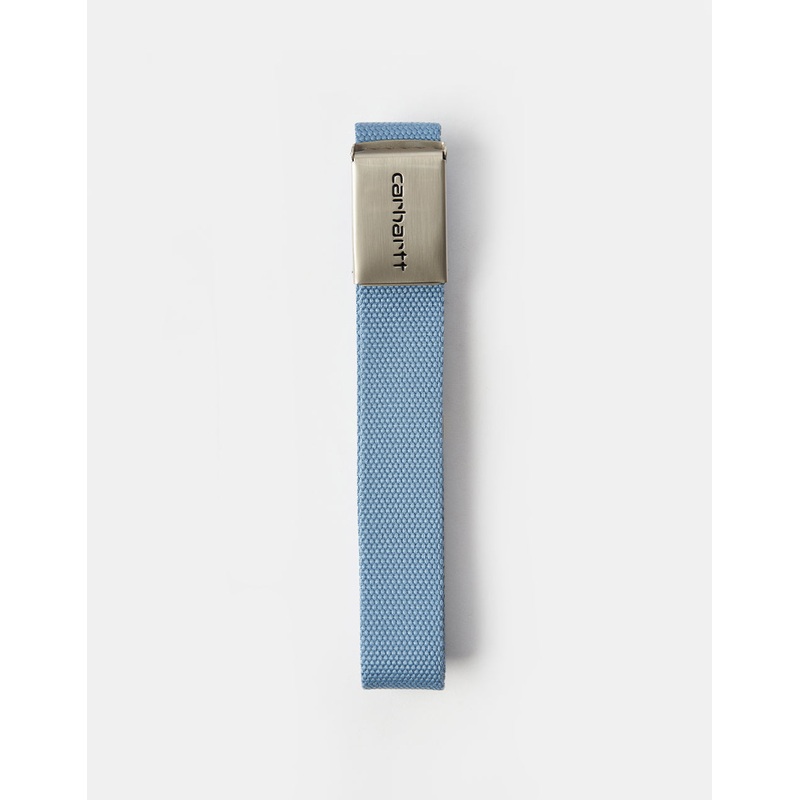 Carhartt WIP Chrome Clip Web Belt – Frosted Blue