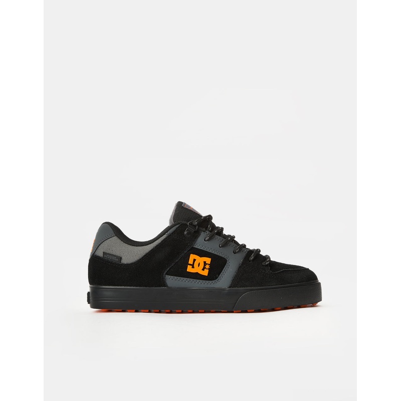 DC Pure WNT Skate Shoes – Grey/Black/Orange