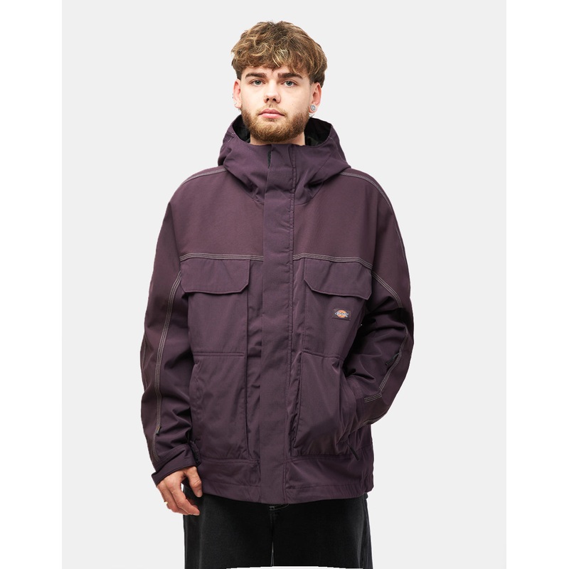 Dickies Ronan Hooded Jacket – Plum Perfect