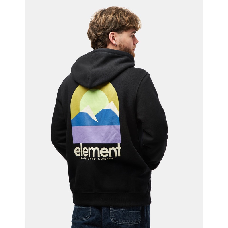Element Halo Pullover Hoodie – Flint Black