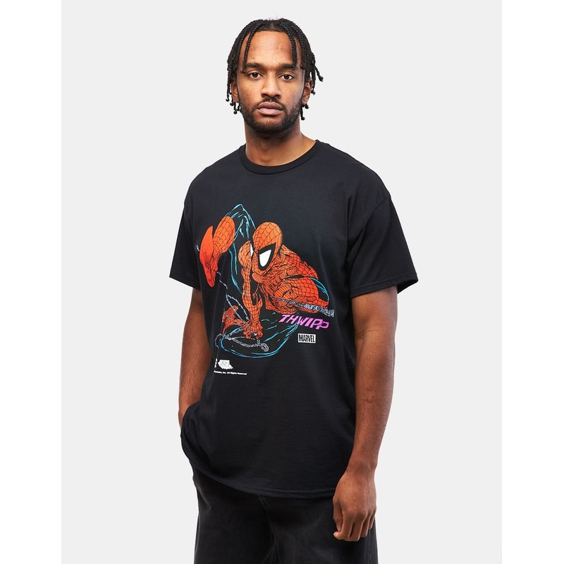 HUF x Spiderman Traversal EXCLUSIVE T-Shirt – Black