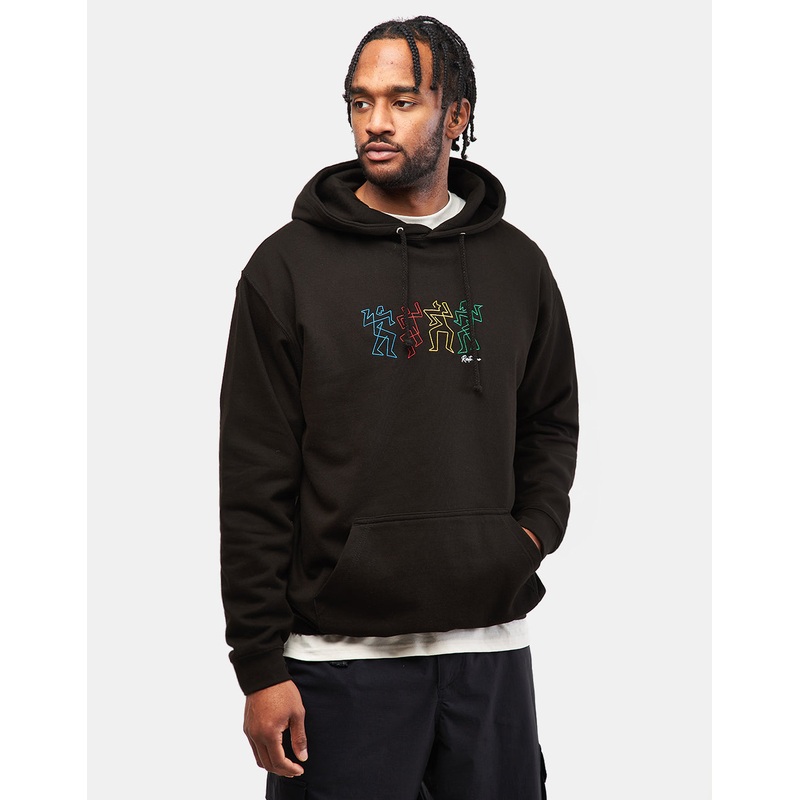 Route One Groovin’ Pullover Hoodie – Black