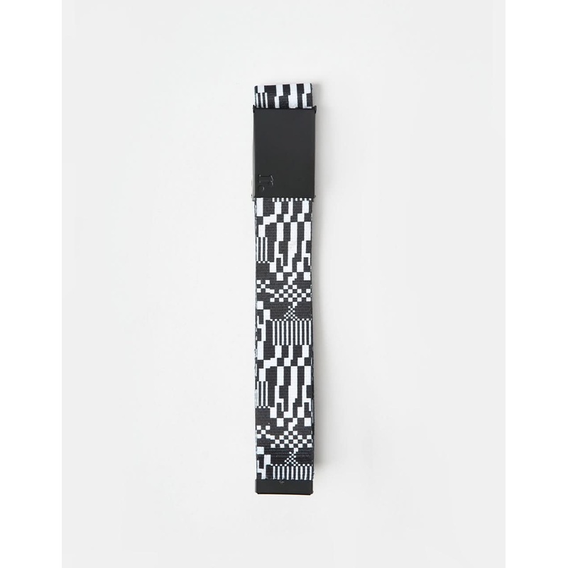 Router One Glitch Web Belt – Black/White
