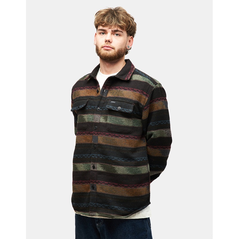 RVCA Blanket L/S Shirt – Red Earth