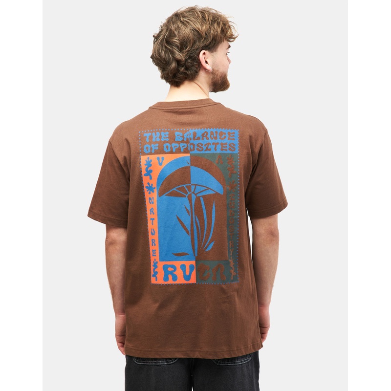 RVCA Decoshroom T-Shirt – Chocolate