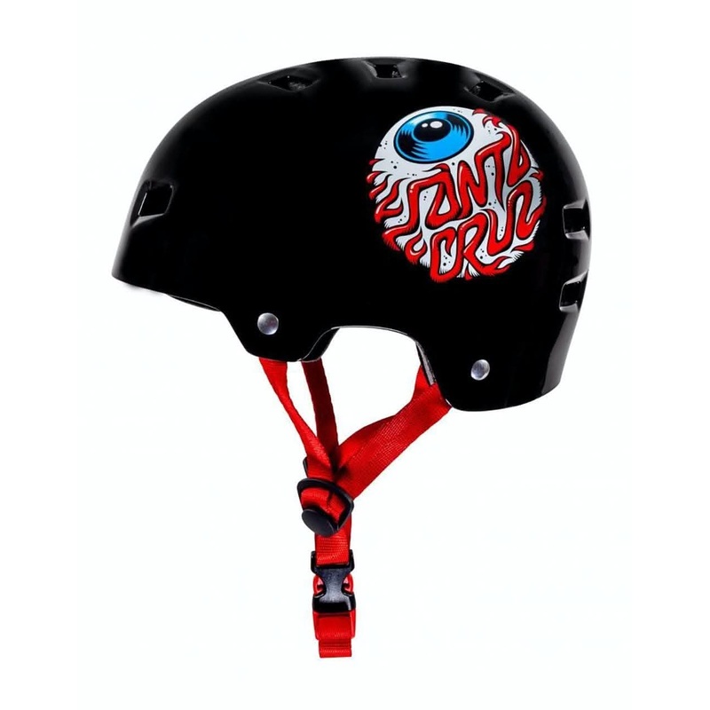 Bullet x Santa Cruz Eyeball Youth Helmet – Gloss Black