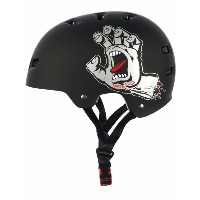 Bullet x Santa Cruz Screaming Hand Helmet – Matte Black