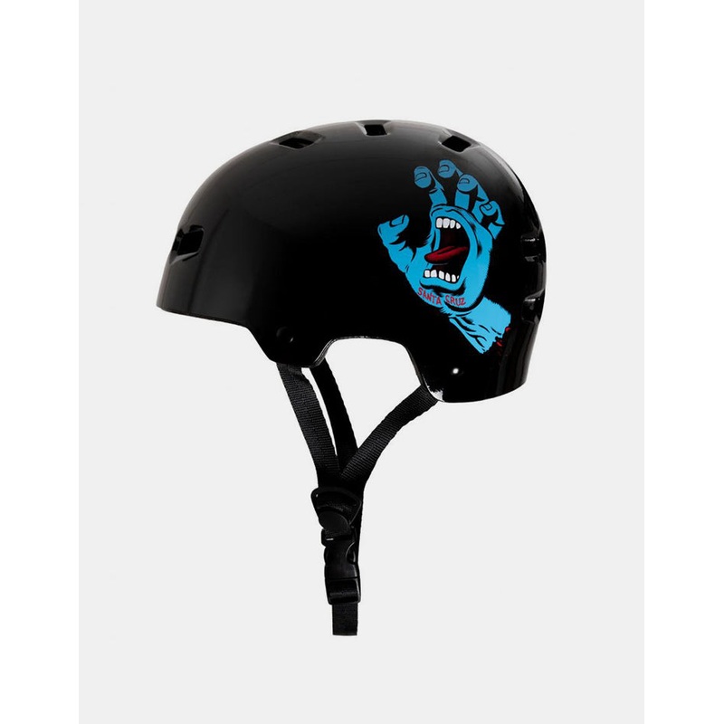Bullet x Santa Cruz Screaming Hand Junior Helmet – Gloss Black