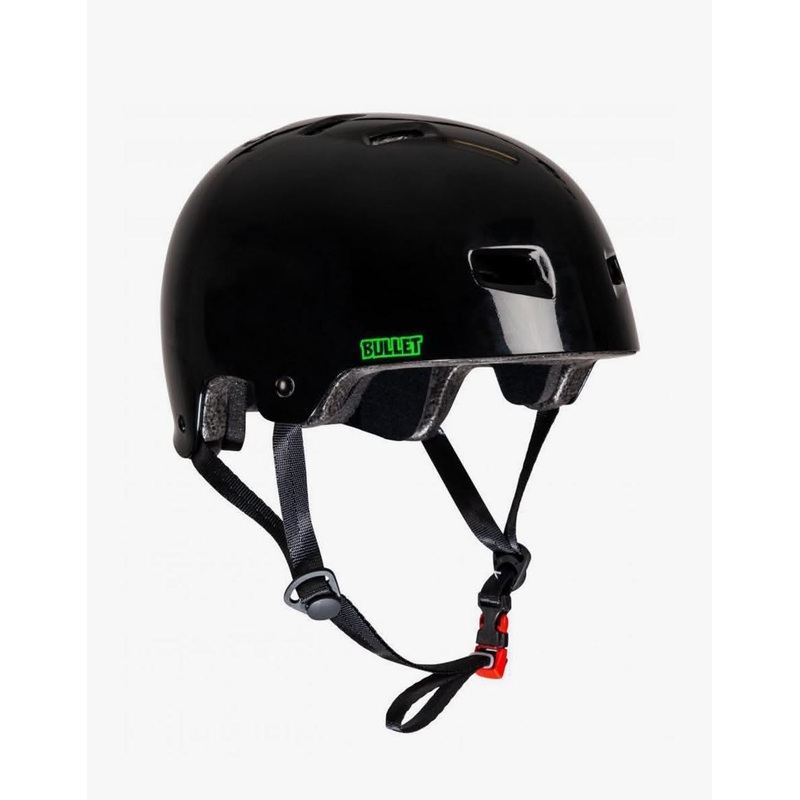 Bullet x Slime Balls Logo Junior Helmet – Gloss Black