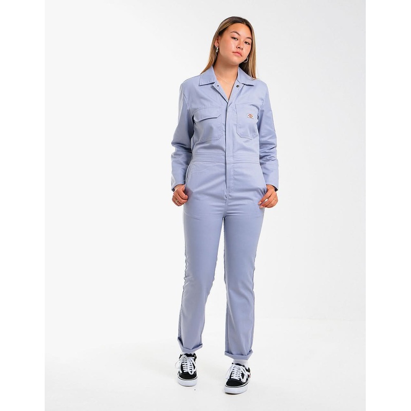 Dickies Womens Haughton L/S Overalls – Lilac Gray