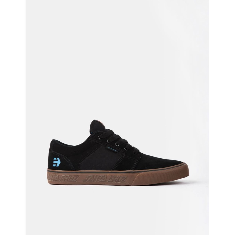 Etnies x Santa Cruz Barge LS Skate Shoes – Black/Gum