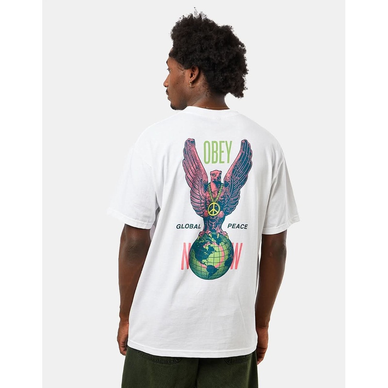 Obey Peace Eagle T-Shirt – White
