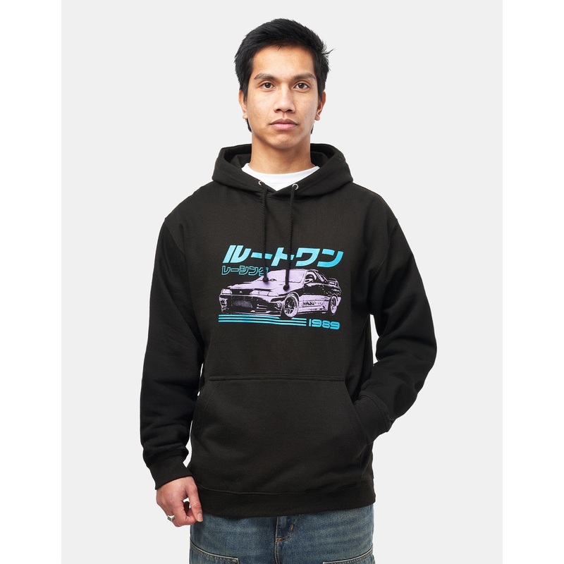Route One GTR1 Pullover Hoodie – Black