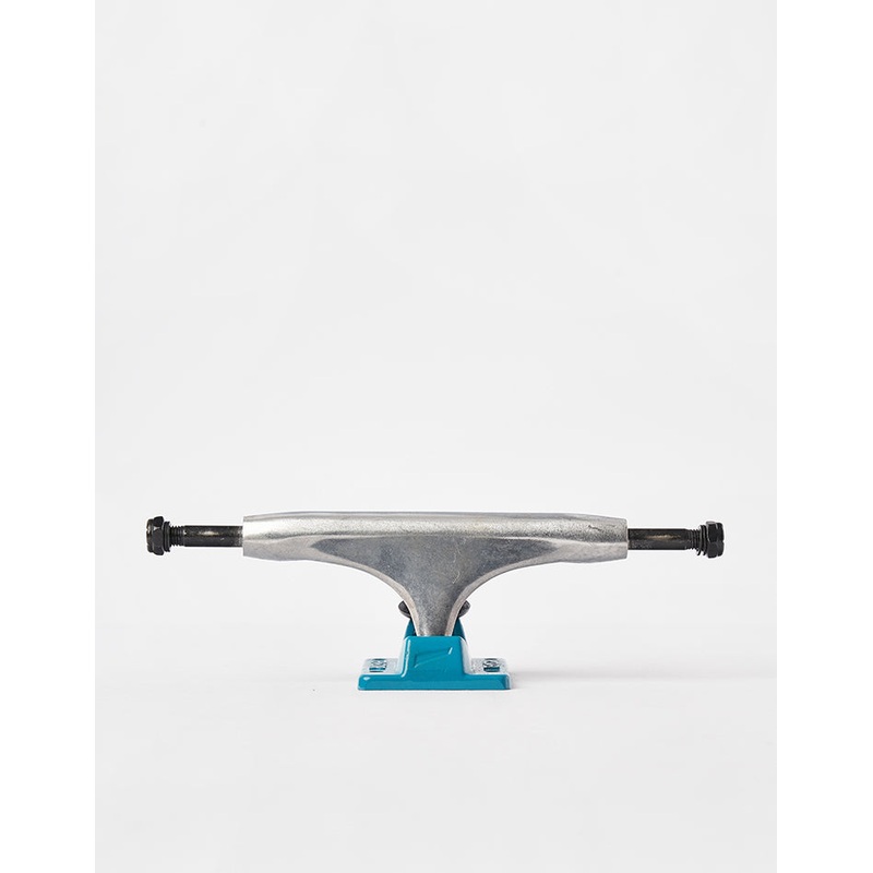 Tensor Alloys 5.25 Skateboard Trucks – Raw/Aqua (Pair)