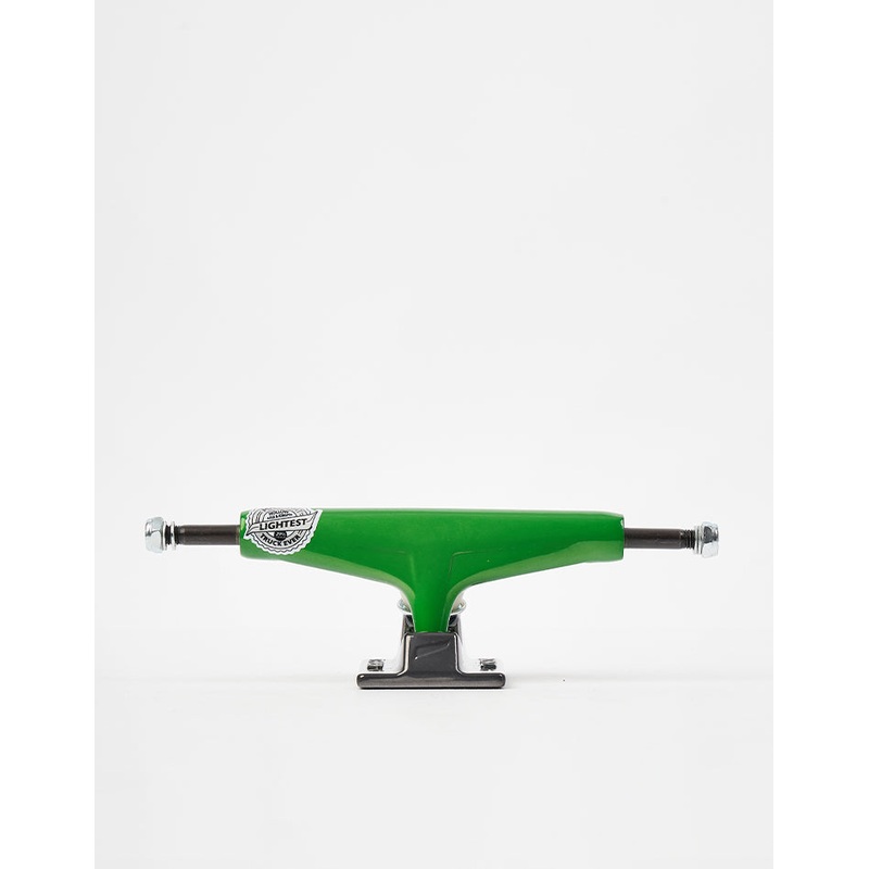 Tensor Glossy Mag Light 5.5 Skateboard Trucks – Green/Gunmetal (Pair)