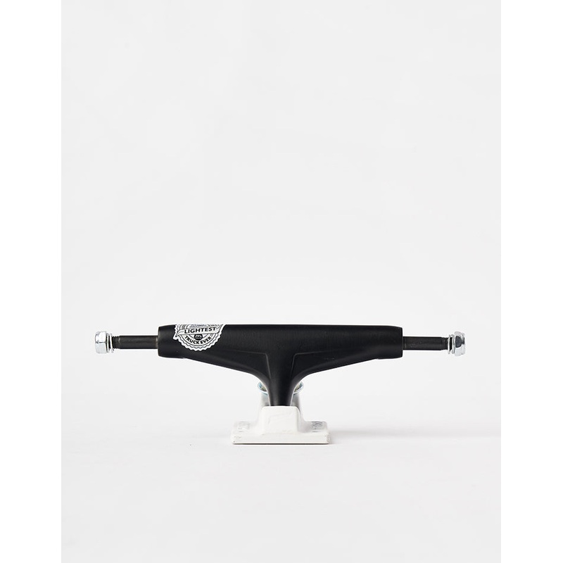 Tensor Mag Light 5.25 Skateboard Trucks – Black/White (Pair)