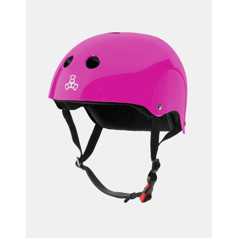 Triple 8 Sweatsaver Cert Helmet – Glossy Pink