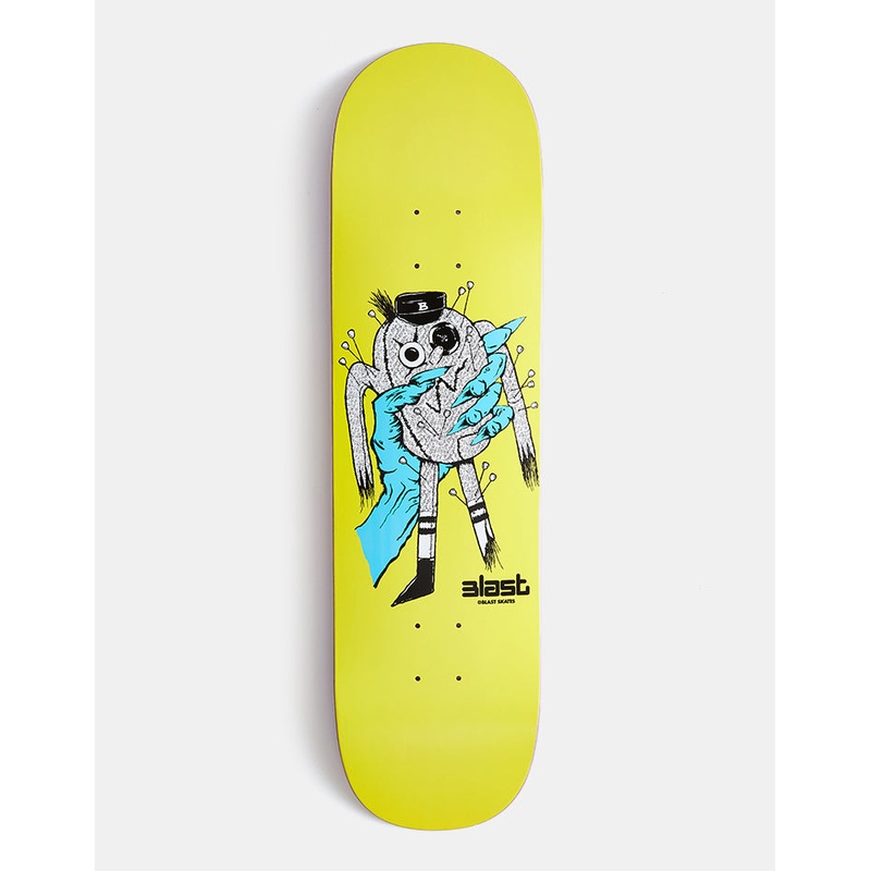Blast Skates Voodoo Mascot ‘SQUARE TAIL’ Skateboard Deck – 8.5″