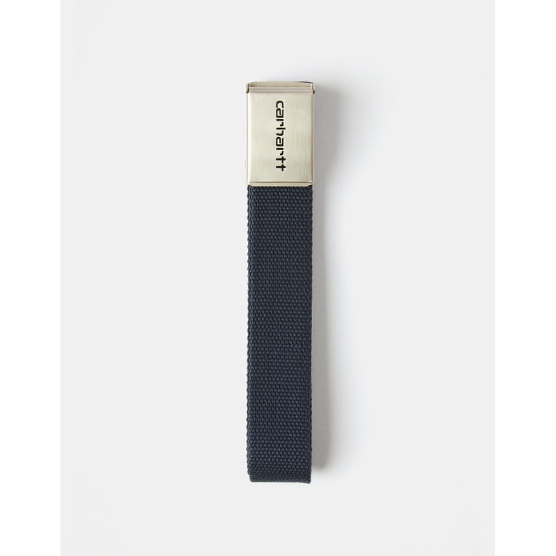 Carhartt WIP Chrome Clip Web Belt – Air Force Blue