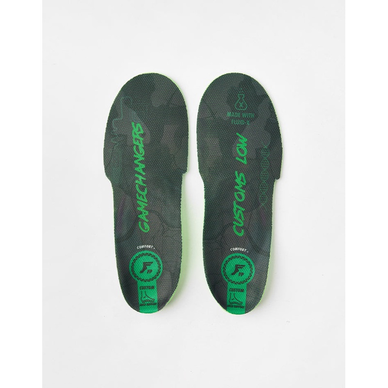 Footprint Gamechangers Elite Low 3-5mm Custom Orthotic Insoles – Black/Lime