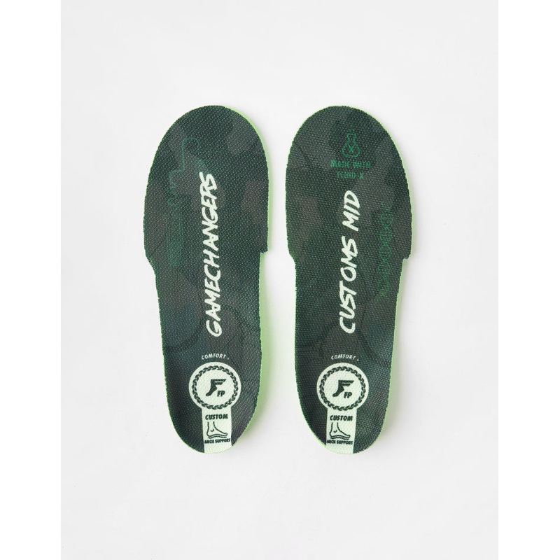 Footprint Gamechangers Elite Mid 5-7mm Custom Orthotic Insoles – Black/White/White