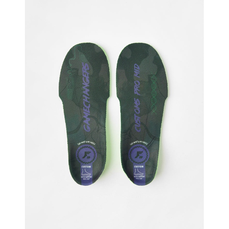 Footprint Gamechangers Elite Quantum Heel Mid 5-7mm Custom Orthotic Insoles – Black/Red