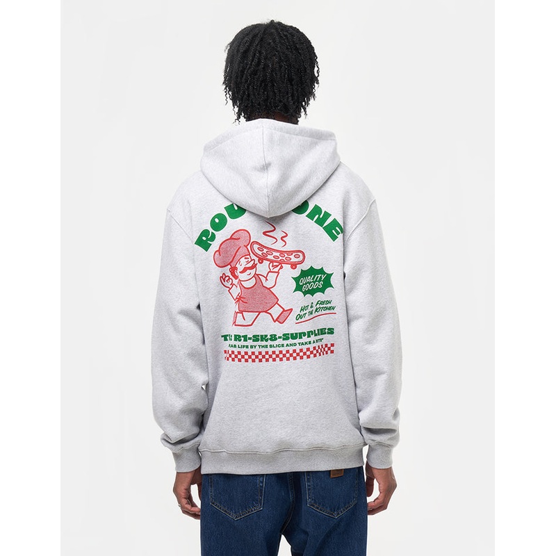 Route One Hot & Fresh Heavyweight Hoodie – Heather Grey