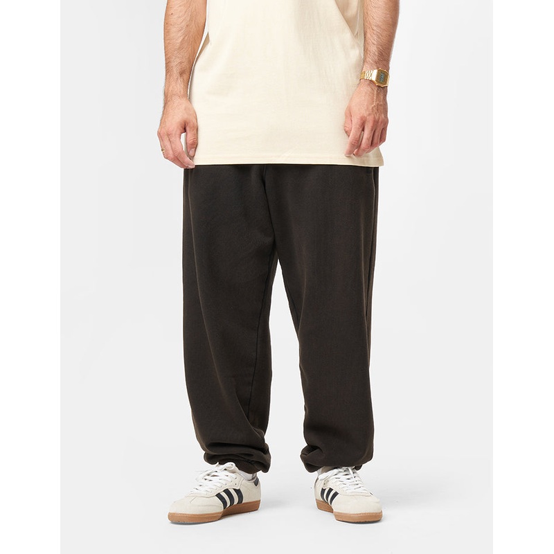 Route One Super Baggy Sweatpant – Brown (Acid Wash)