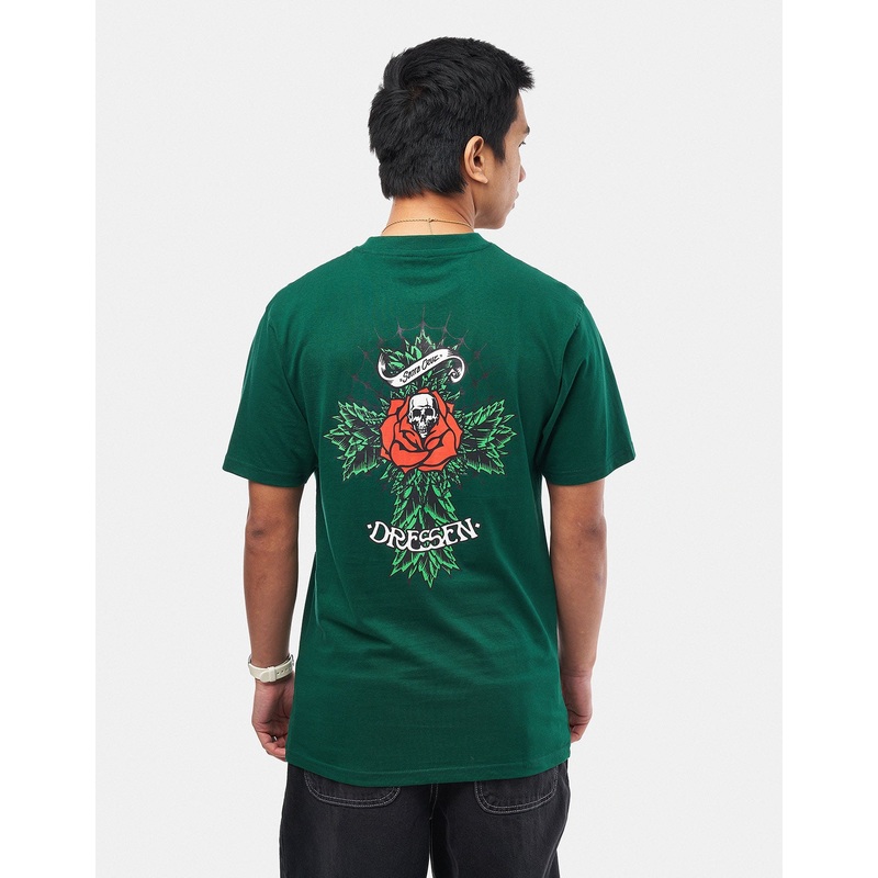 Santa Cruz Dressen Rose Cross 2 T-Shirt – Rainforest