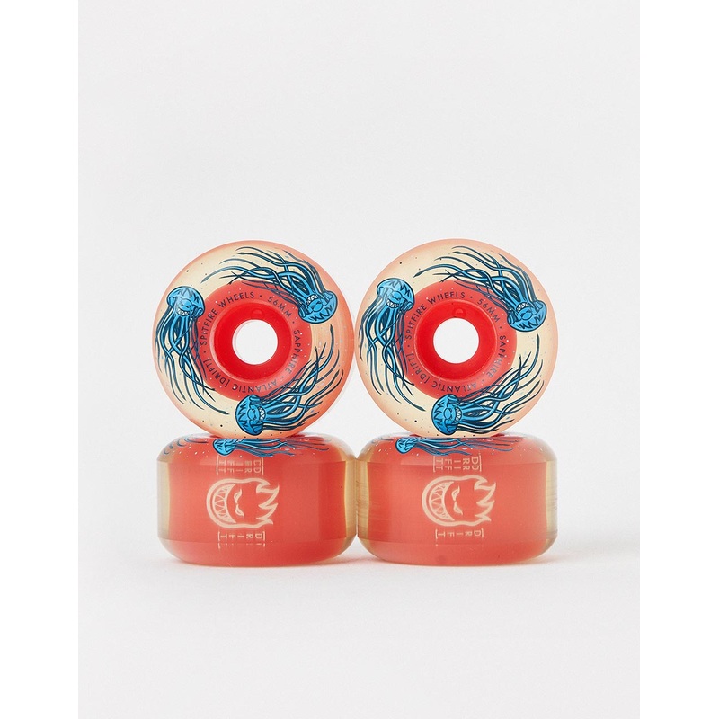 Spitfire x Atlantic Drift Sapphire Radial 90D Skateboard Wheels – 56mm