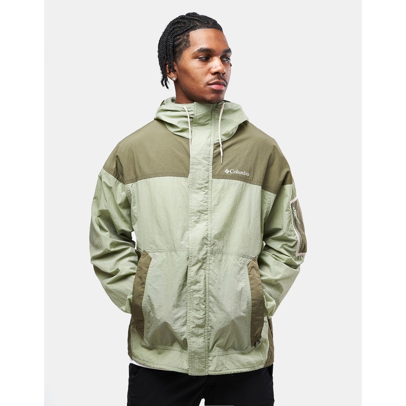 Columbia Challenger II Windbreaker – Safari/Stone Green