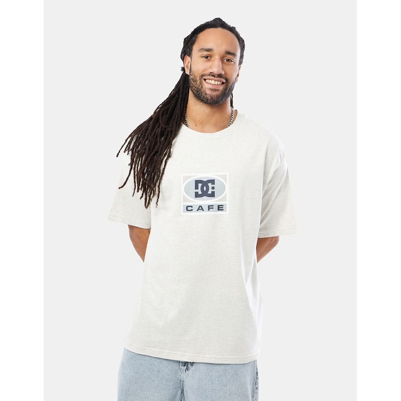 DC x Skateboard Caf DCSHOECAFE T-Shirt – Ash Heather