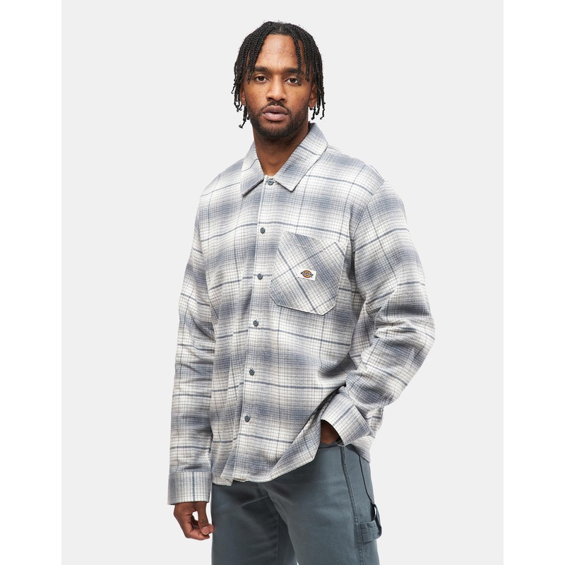 Dickies Forest Check L/S Shirt – Stormy Weather