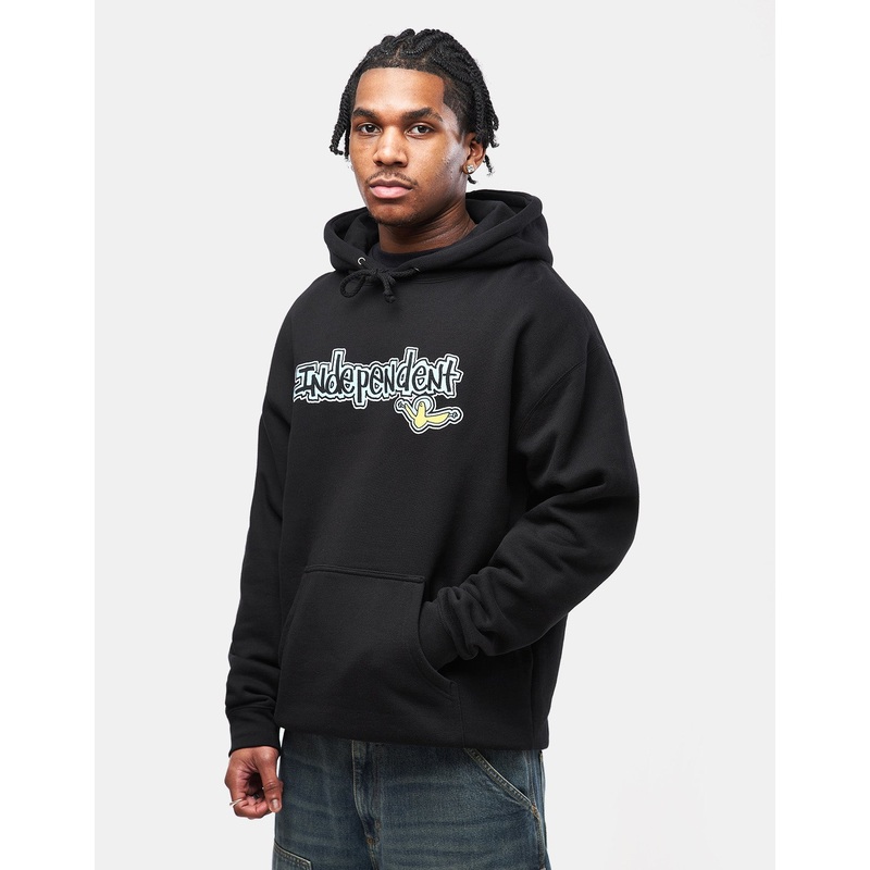 Independent x Gonz Bar Heavyweight Pullover Hoodie – Black